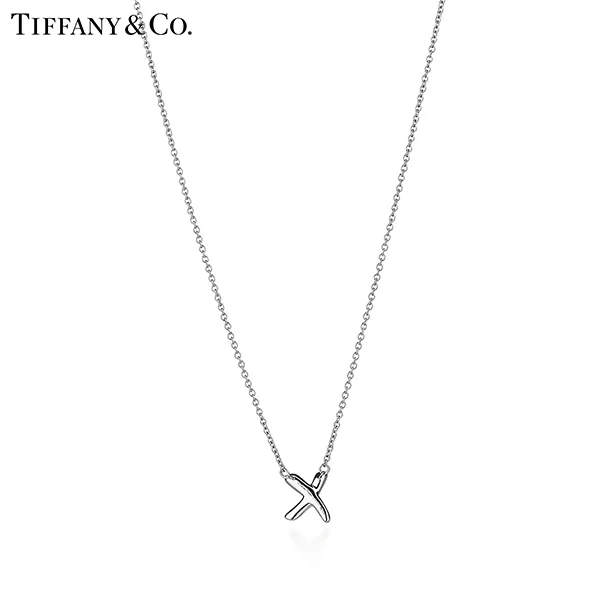 Tiffany & Co.蒂芙尼Paloma's Graffiti系列 純銀小號X吊墜項鍊