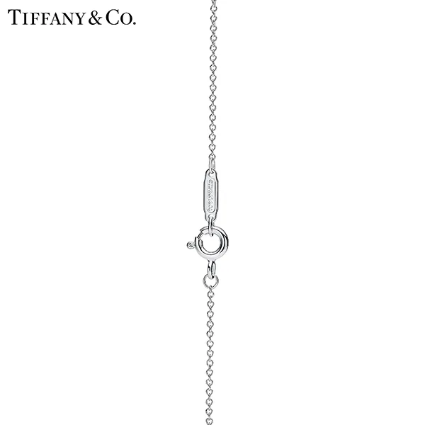 Return To Tiffany™ 系列 蒂芙尼純銀Double Heart Tag迷你雙心吊墜項鍊