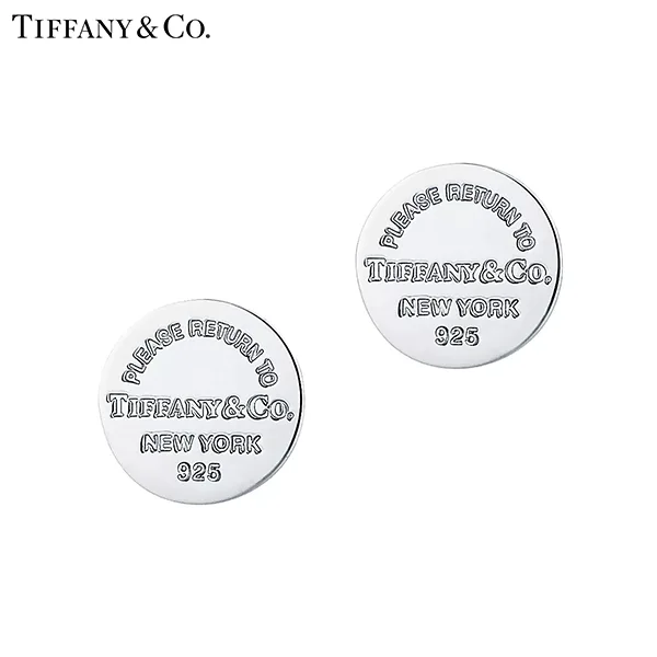 Return To Tiffany™ 系列 蒂芙尼圓圈耳針純銀耳環