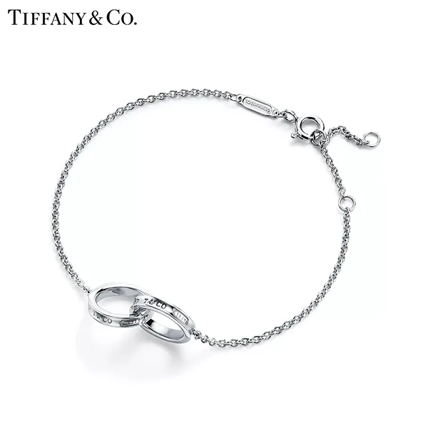 Tiffany 1837™系列 蒂芙尼純銀扣環圈形鍊結式手鍊