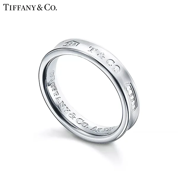 Tiffany 1837™系列 蒂芙尼純銀窄版戒指