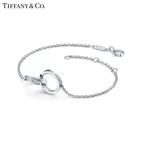 Tiffany 1837™系列 蒂芙尼純銀扣環圈形鍊結式手鍊