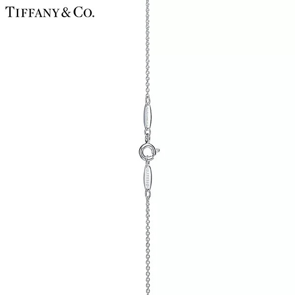 Tiffany & Co.蒂芙尼Elsa Peretti®系列 純銀Open Heart鏤空心形吊墜項鍊